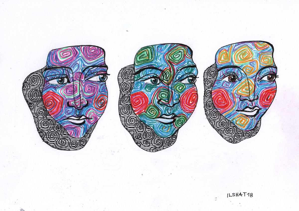 Masks 18 by Ilshat Nayilovich