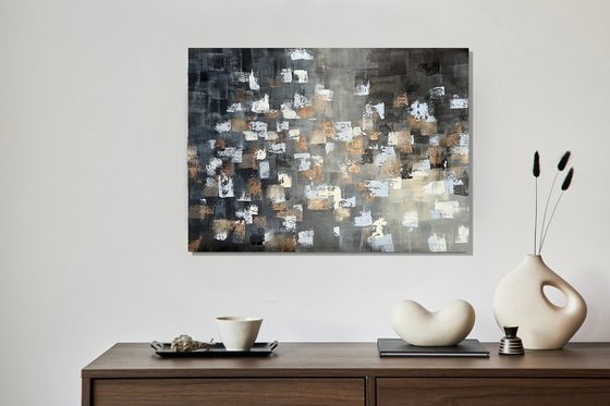 Gold, bronze abstraction