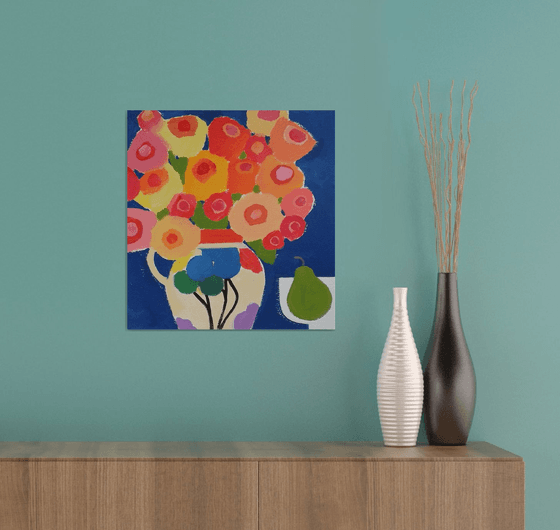 Flowers in a Clarice Cliff Vase