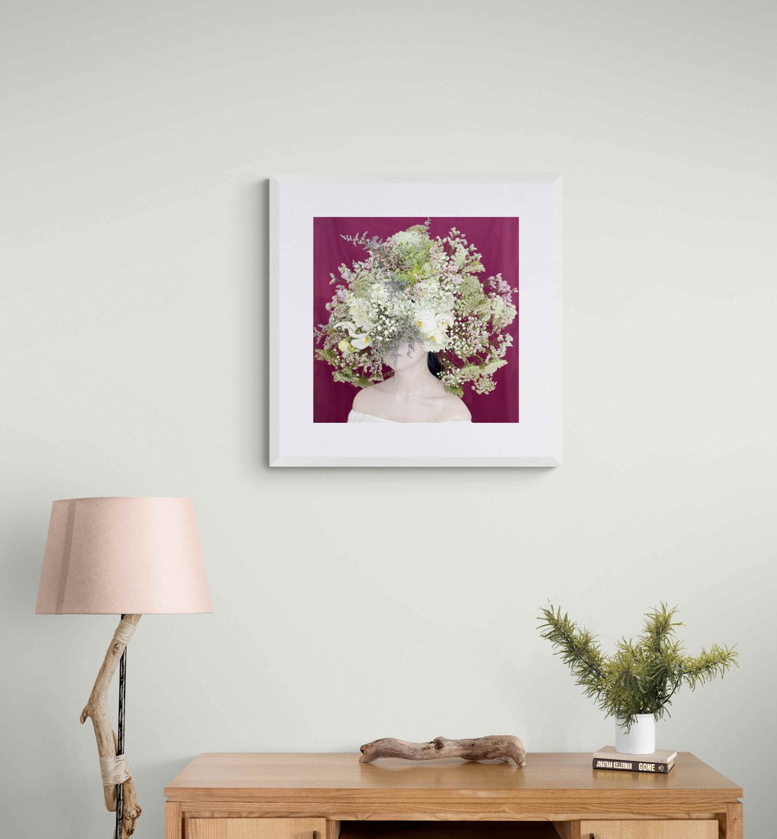 Expressive Portrait Photograph By Ziesook You, 24 X 24", Scent Of Texas 05082021, Original Artwork