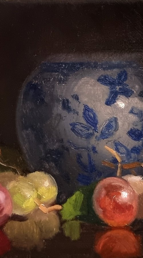 Raisins et Vase by Pascal Giroud
