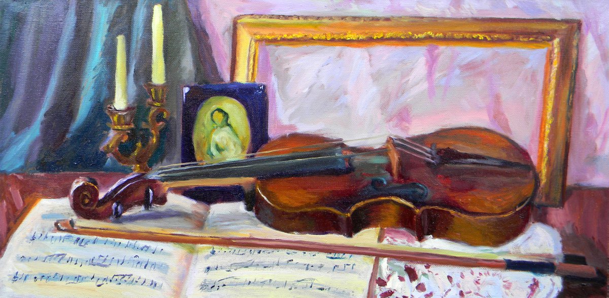 Violin by Liudmyla Chemodanova