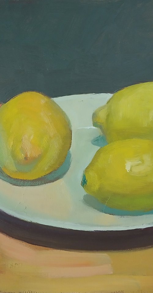 Three Lemons by Vasyl Koval