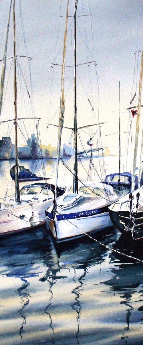 Morning in a Harbor by Olga Koelsch