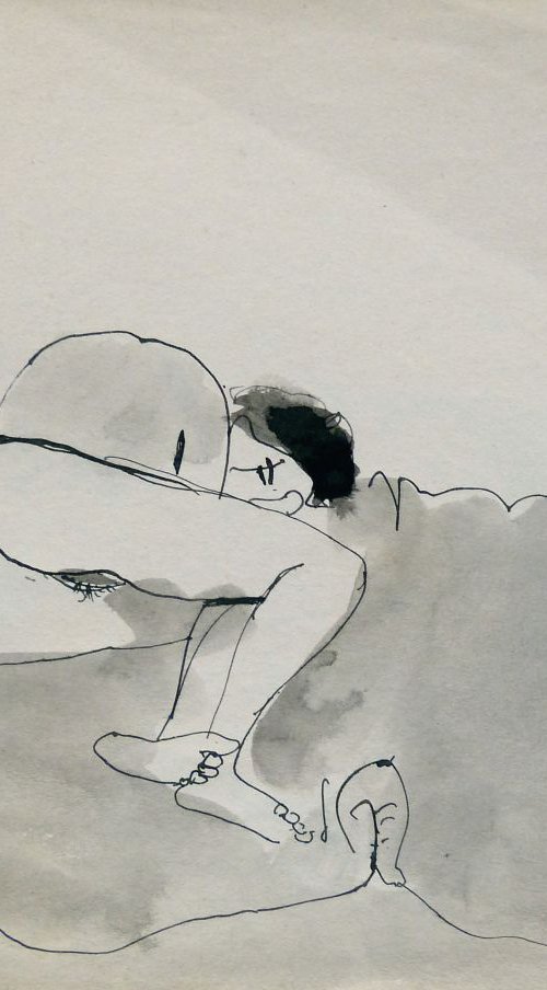 Sexy nude 1, 24x32 cm by Frederic Belaubre