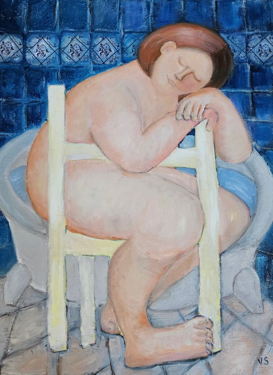 Woman in the Bathroom