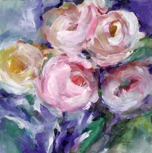 Soft Blooms 4 by Kathy Morton Stanion