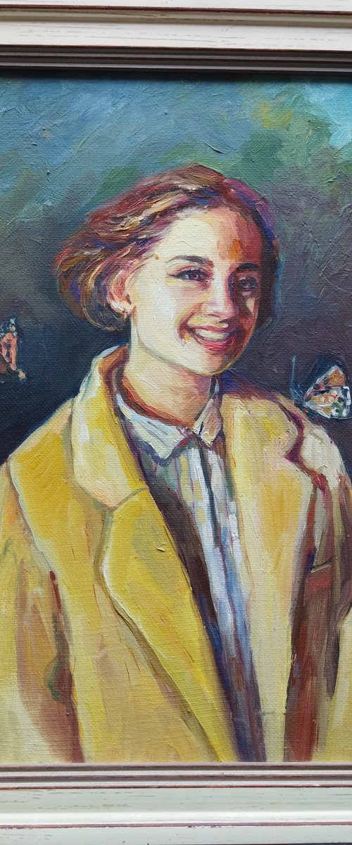 The Smile and the Butterflies by Ann Krasikova