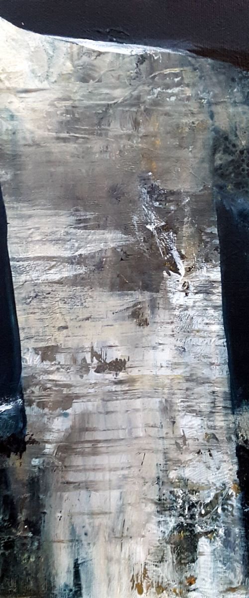 the series " Beyond the inside " - " Silence is bridge to myself " Diaphane beautiful enigmatic mindscape by O KLOSKA by Kloska Ovidiu