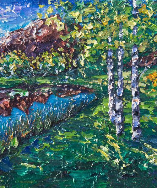 At the Water's Edge by Lena Owens at OLena Art
