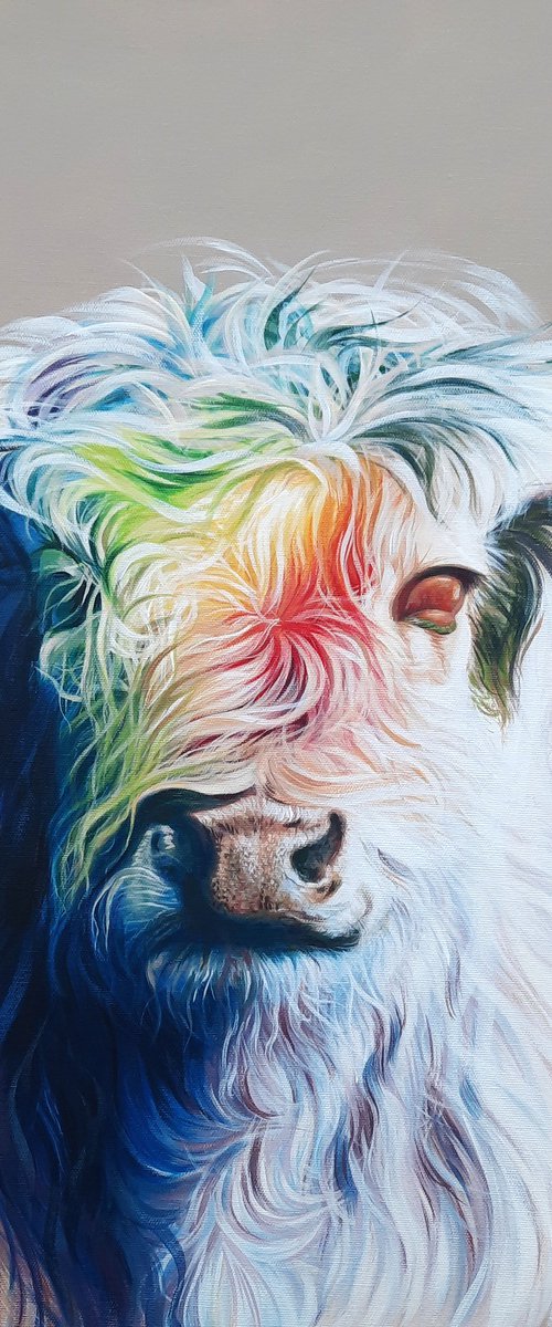 Two Spirit Cow by Rachel Greenbank