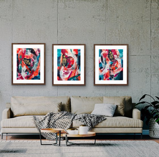 Go with the Flow (Triptych)