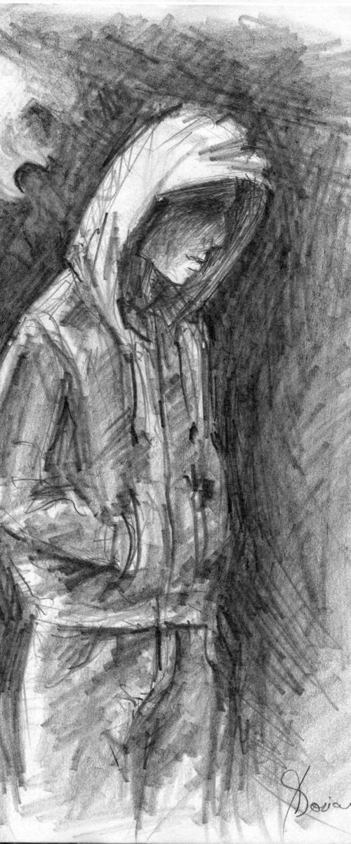 Sketch_09( Depression) by Doriana Popa