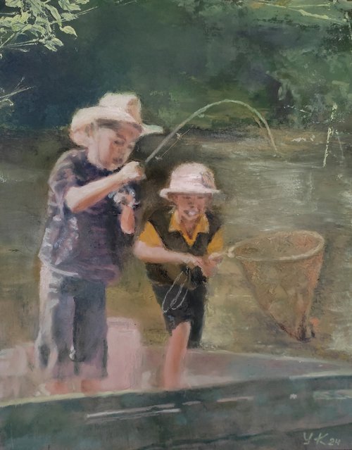 Fishing by Yuliia Kyrsanova