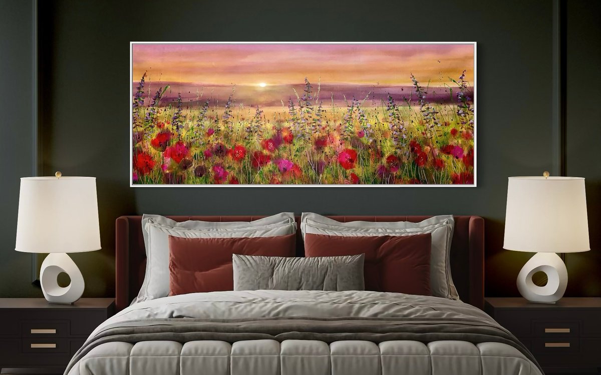 Morning Poppy Light by Jennifer Taylor