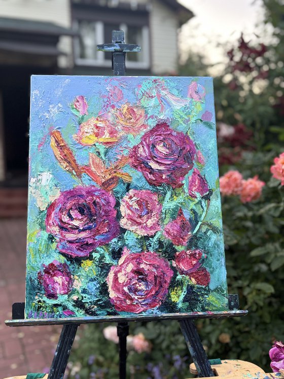 July Roses, 35*45