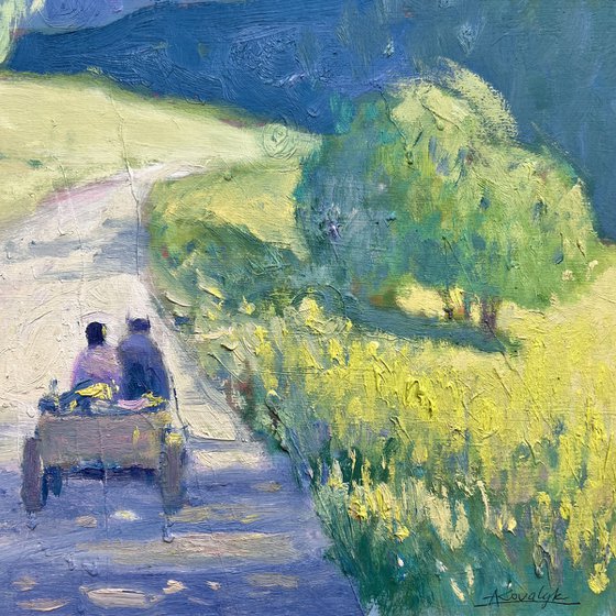 Road in the Carpathians