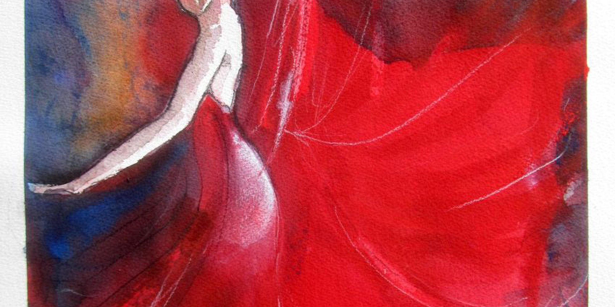 Art of the Day: "Flamenco Fire , 2014" by Violeta Damjanovic-Behrendt