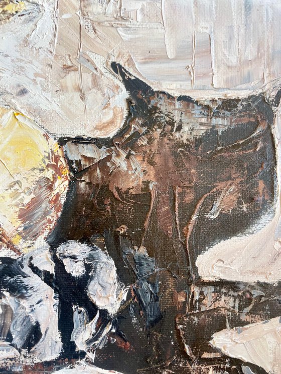 Little girl with cat