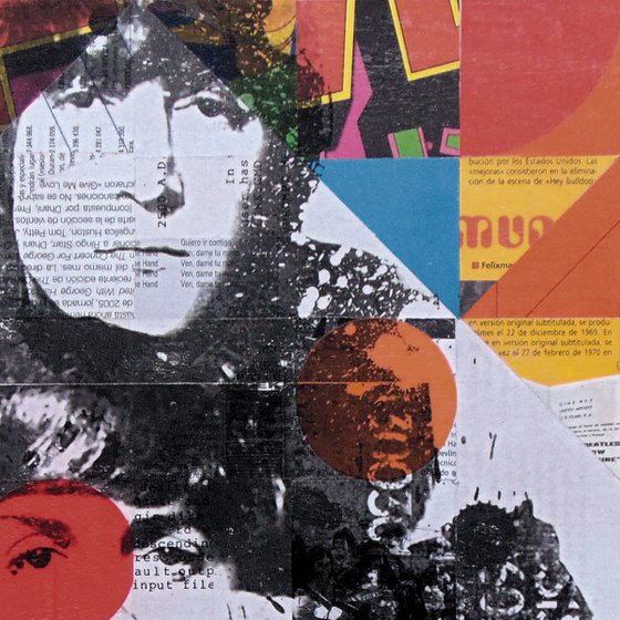 Collage_17_40x40_cm_Beatles_Pop