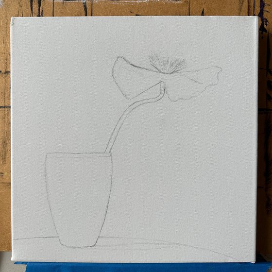 Ikebana: Poppy