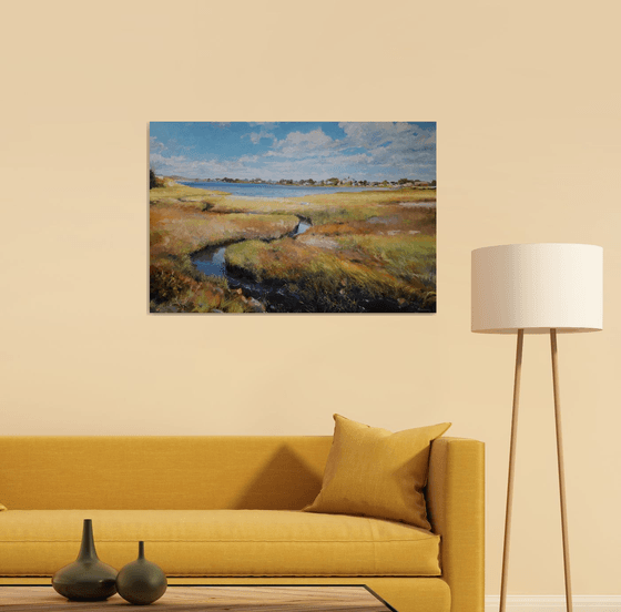 Late autumn marshes
