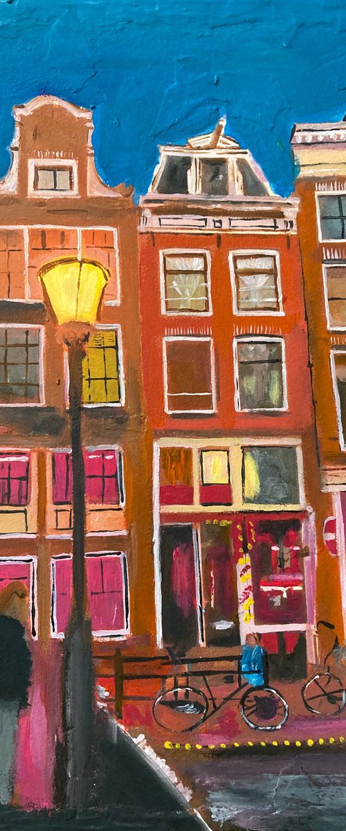 The Corner Of Old Amsterdam by Andrew  Reid Wildman