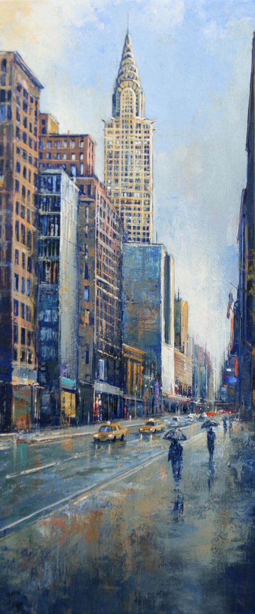 Rain in New York by Behshad Arjomandi