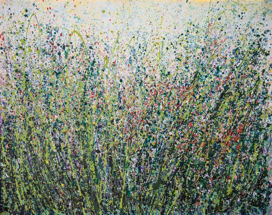 Pollock Style Abstract Art