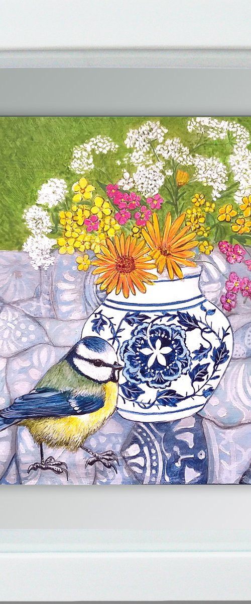 Mr blue tit by Carolynne Coulson