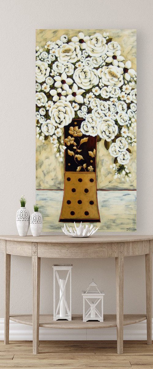 White Still Life by Karen Rieger