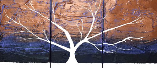 Tree of Light triptych 3 piece by Stuart Wright