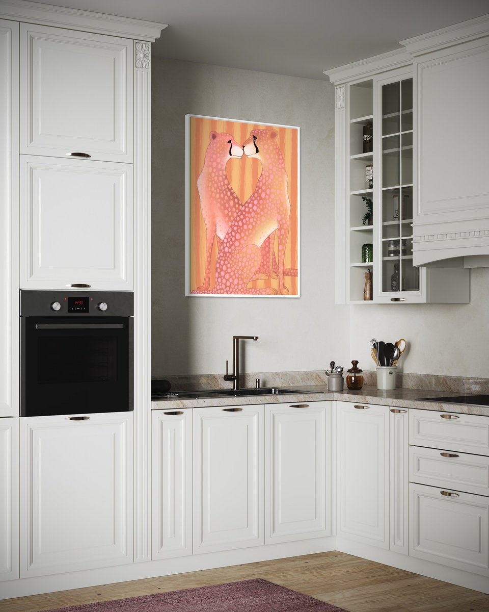 Expressive Animal Giclee Print By Daria Borisova, 30 X 40, - Magnetic - ?, Original Artwork