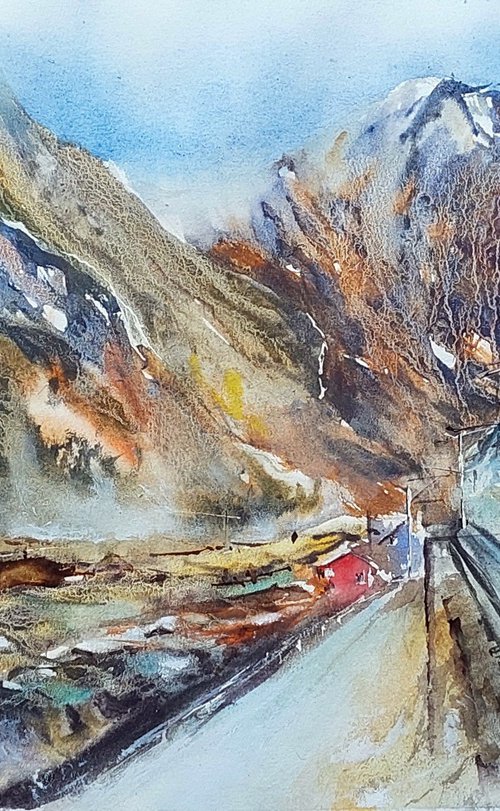 TRAVELING THROUGH INHOSITABLE LANDS by Maylu García