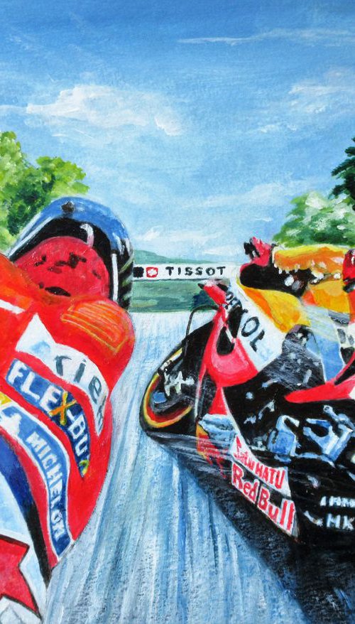 Marquez and Lorenzo by Max Aitken