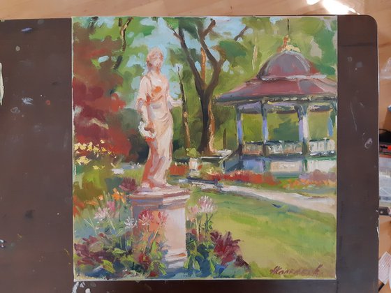Public gardens, pleinair