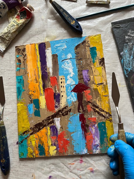 NYC oil Painting