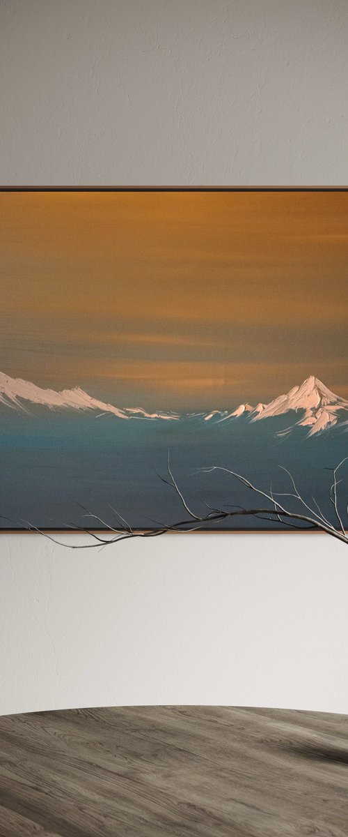 Valley in Afterglow by Cat Goward