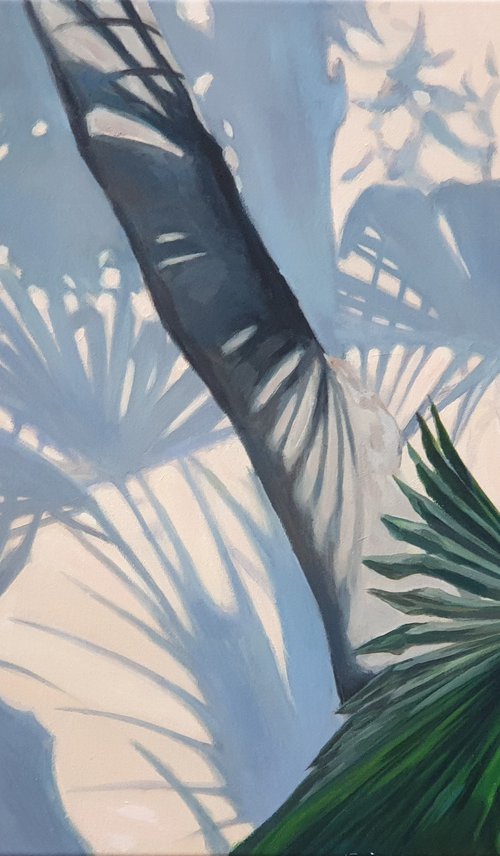 Palm with Laurel Tree by Sara Kern Gaćeša