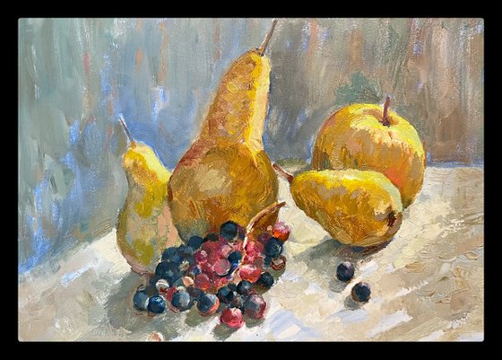 Pears, apples, grapes