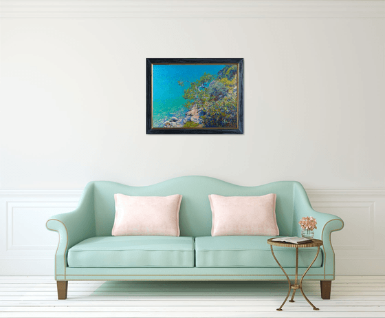 Pine in the Blue Lagoon
