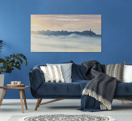 Island in the fog V. - Landscape in Tuscany - Limited edition 2 of 5