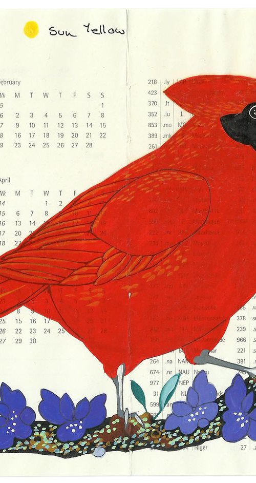 Birds of North America: Cardinal by Fran Giffard