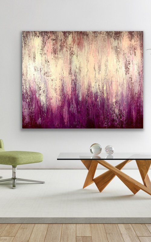 Raspberry Ripple - Large - 100cm x 80cm by Jonesy