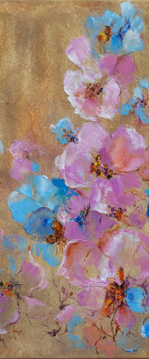 Beauty in pink and blue by Mila Moroko