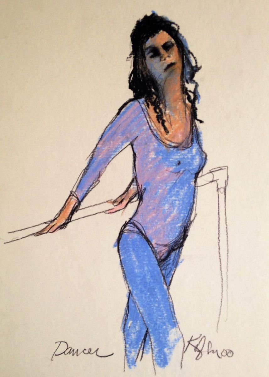 Dancer (Blue Tights) by David Kofton