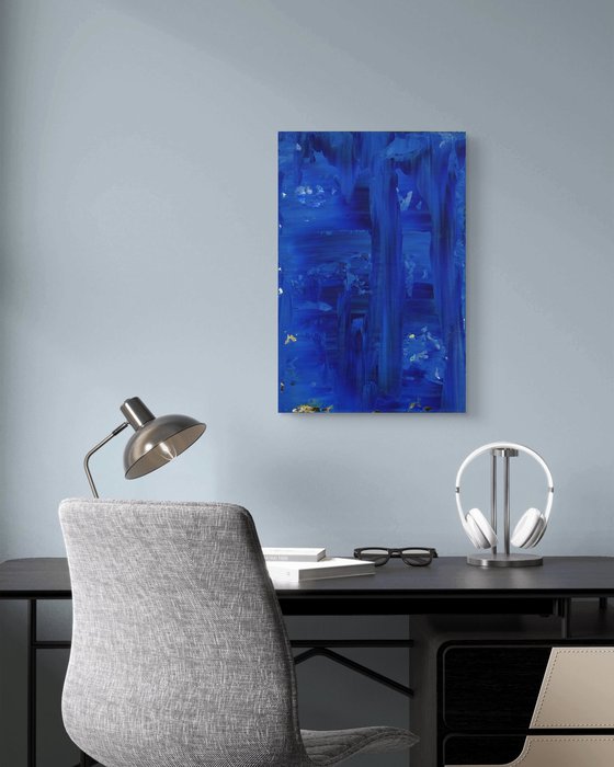 Blue, Unfolding