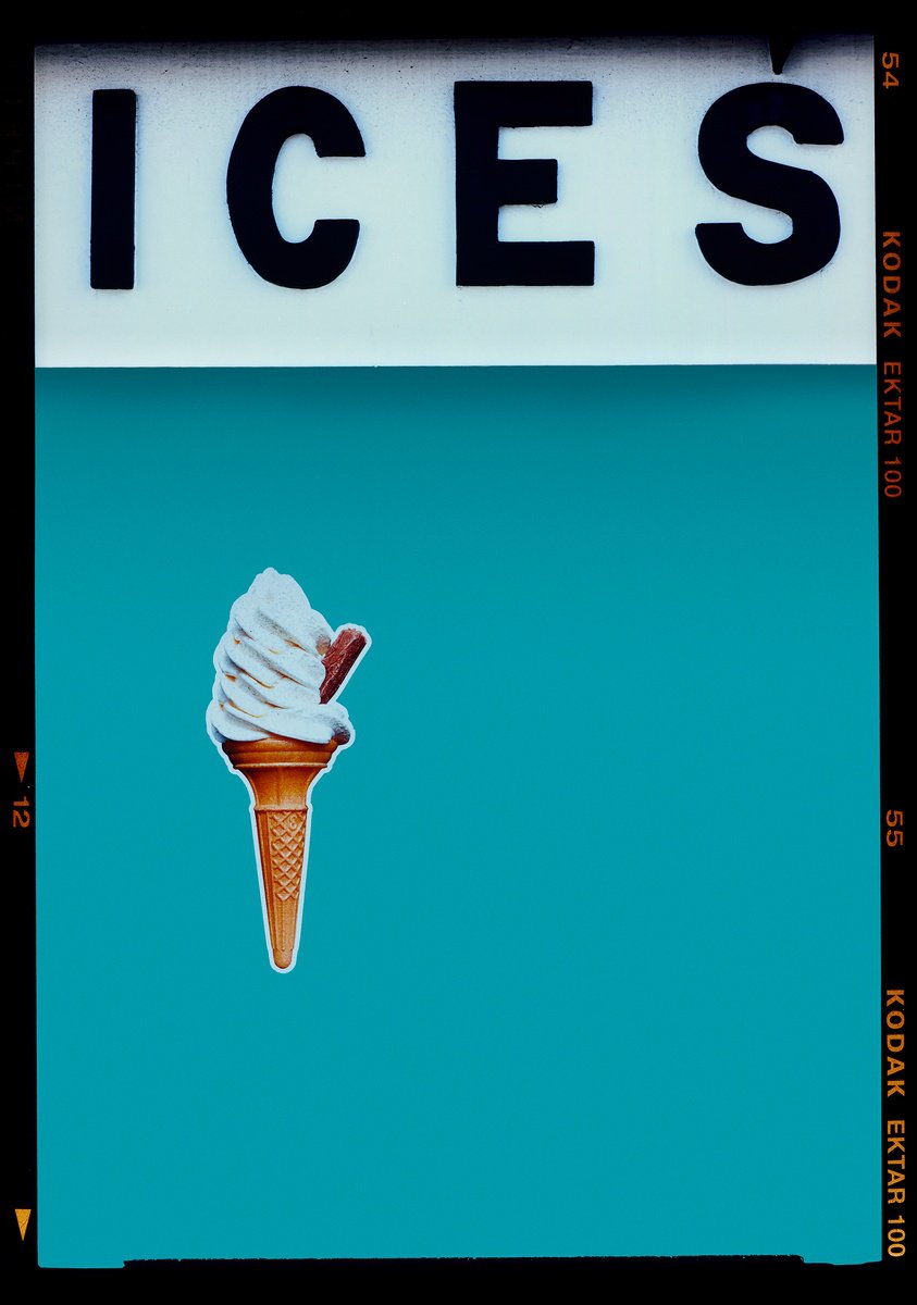 Urban And Pop Cityscapes Photograph By Richard Heeps, 20 X 27", Ices (Blue Curacao), Original Artwork