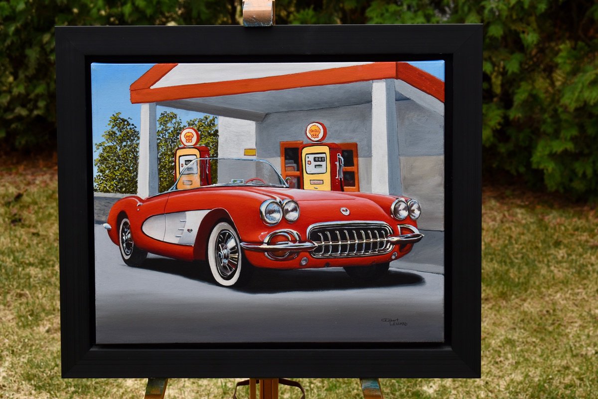 Little Red Corvette by Gilbert Lessard