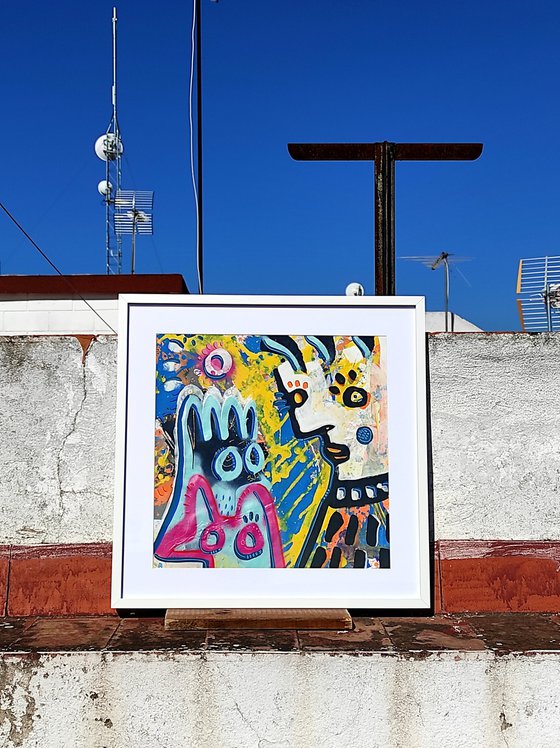 FRIENDS 50x50cm